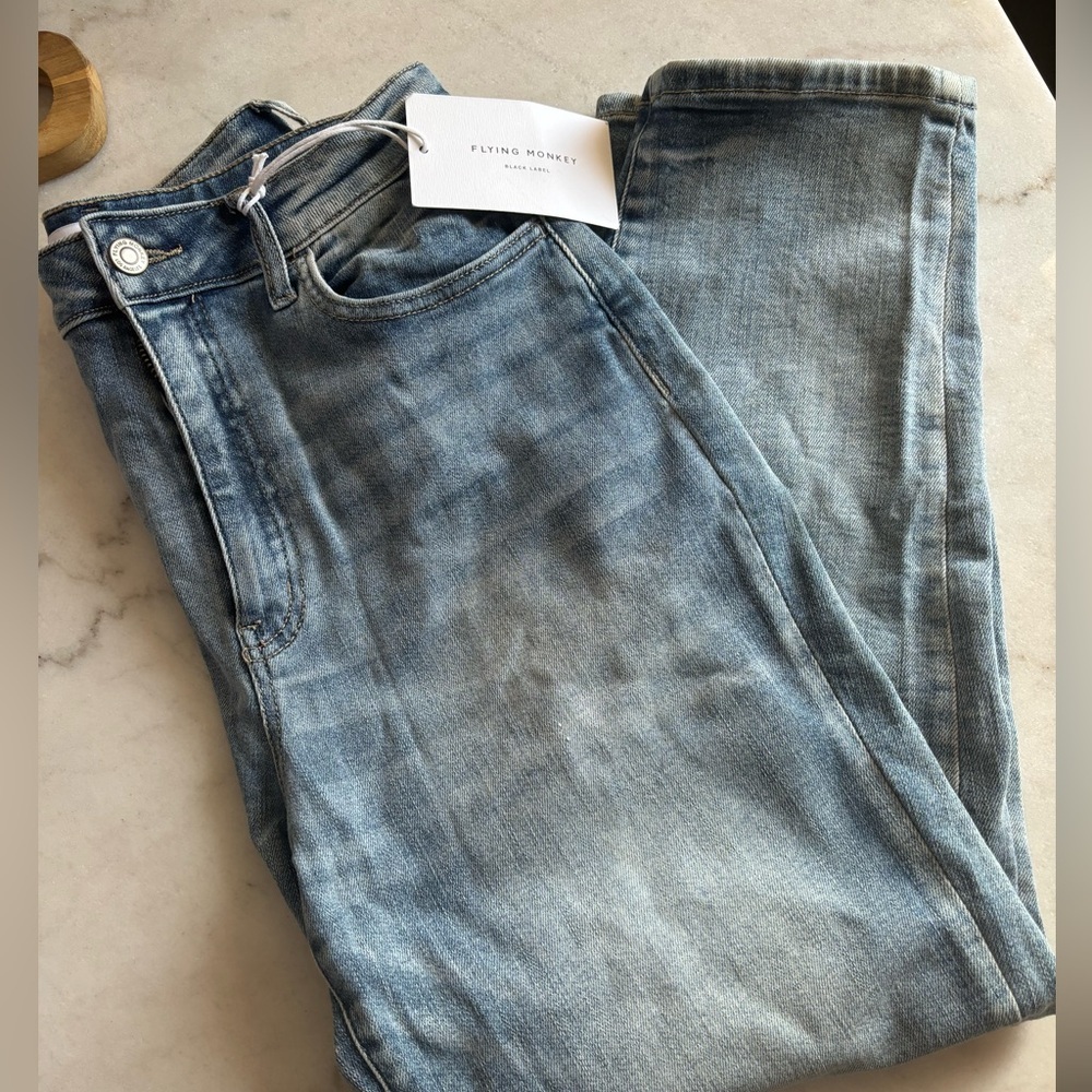 Light blue flying monkey jeans size 29